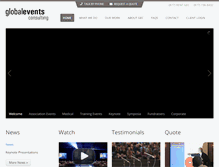 Tablet Screenshot of globalevents.com