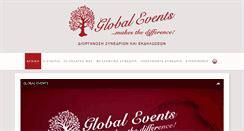 Desktop Screenshot of globalevents.gr